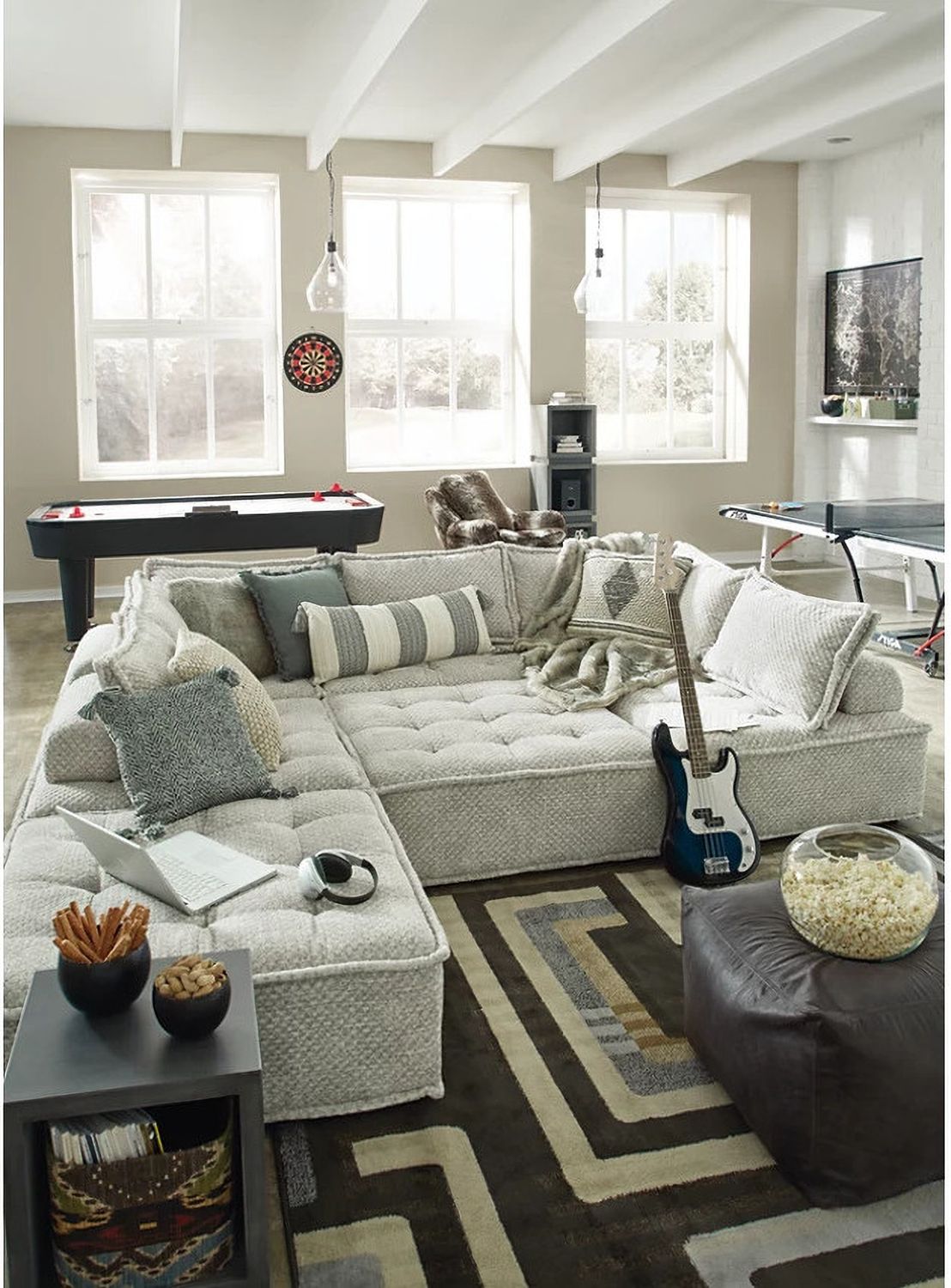 Bales 4-Piece Modular Seating In Taupe A3000244A4