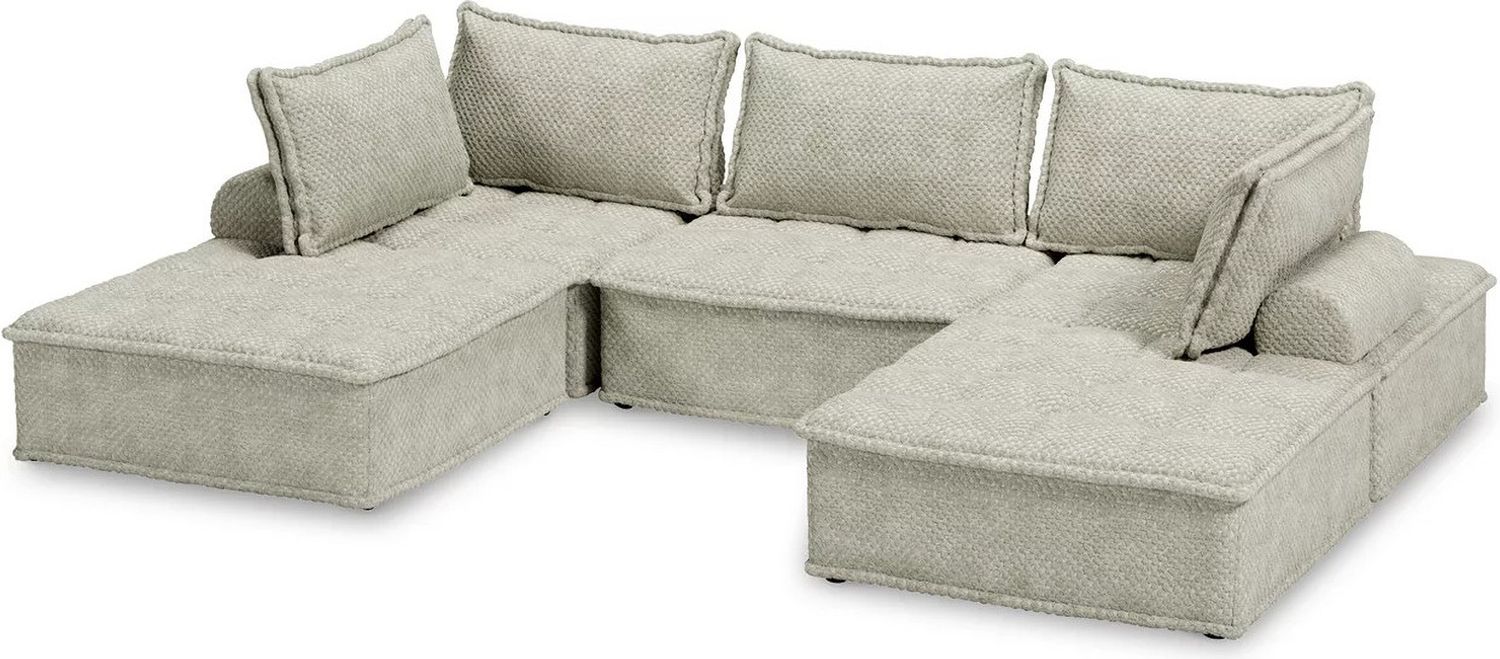 Bales 5-Piece Modular Seating In Taupe A3000244A5