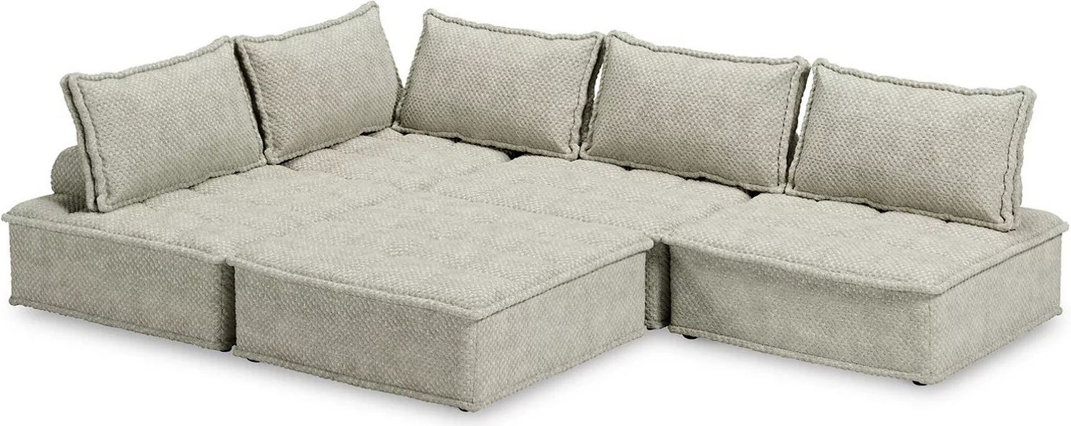 Bales 5-Piece Modular Seating In Taupe A3000244A5