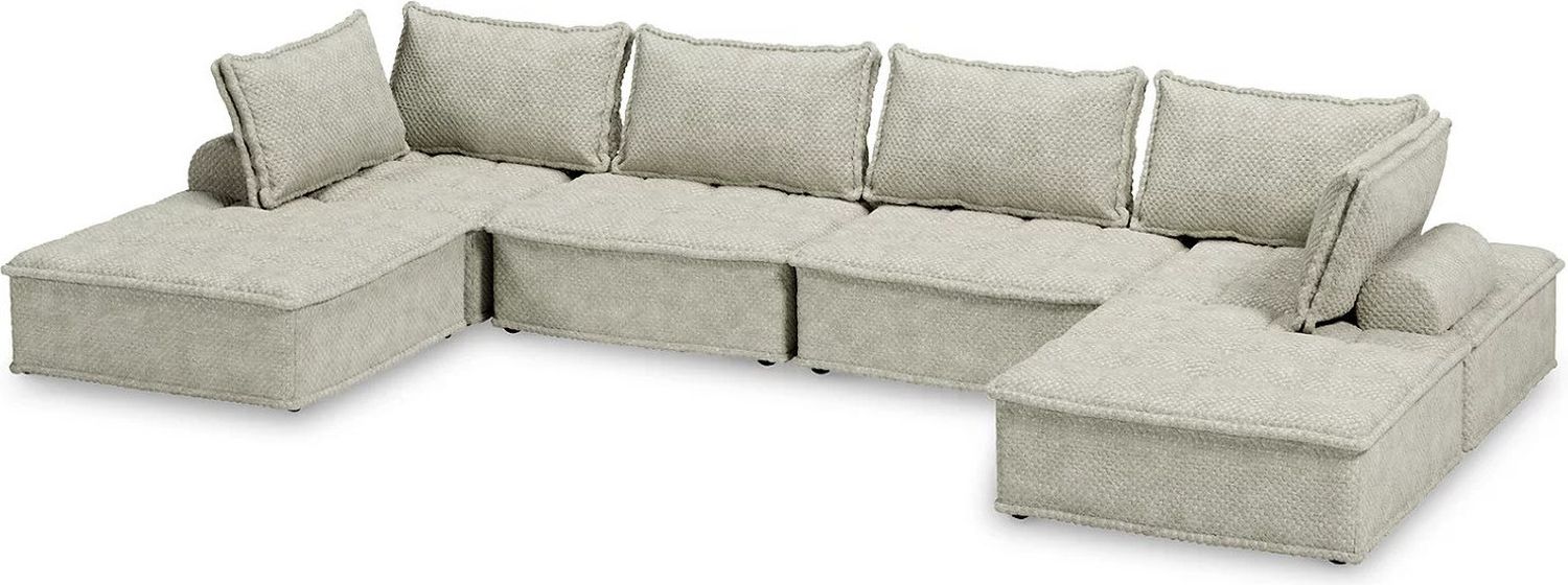 Bales 6-Piece Modular Seating In Taupe A3000244A6