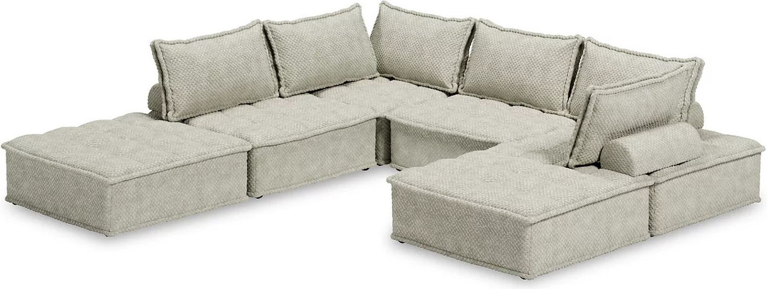 Bales 6-Piece Modular Seating In Taupe A3000244A6