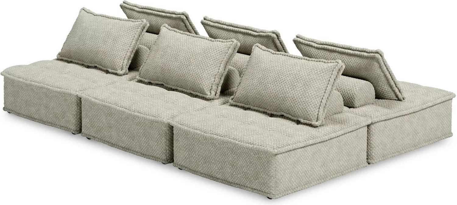 Bales 6-Piece Modular Seating In Taupe A3000244A6