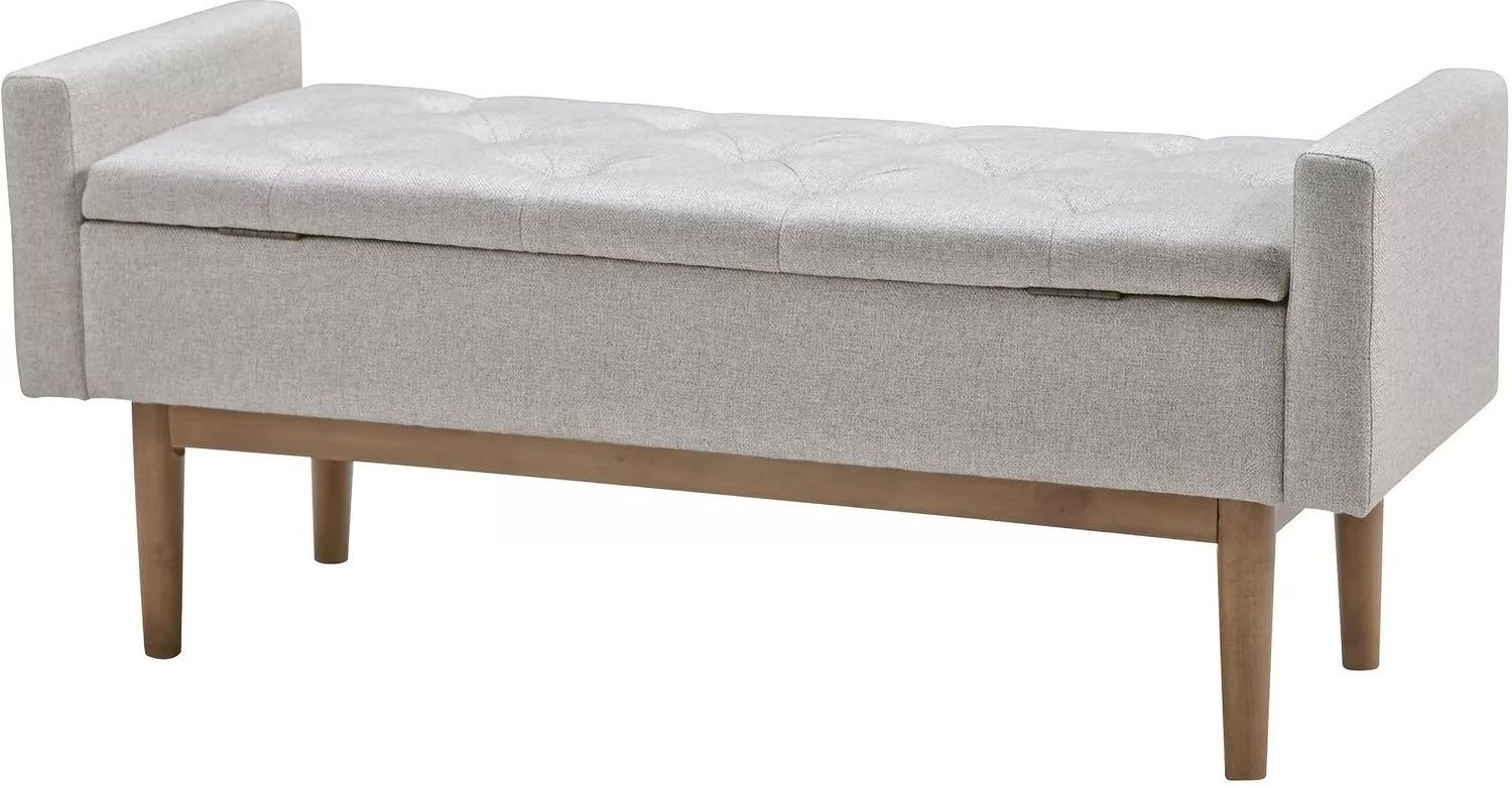 Briarson Beige And Brown Storage Bench A3000247