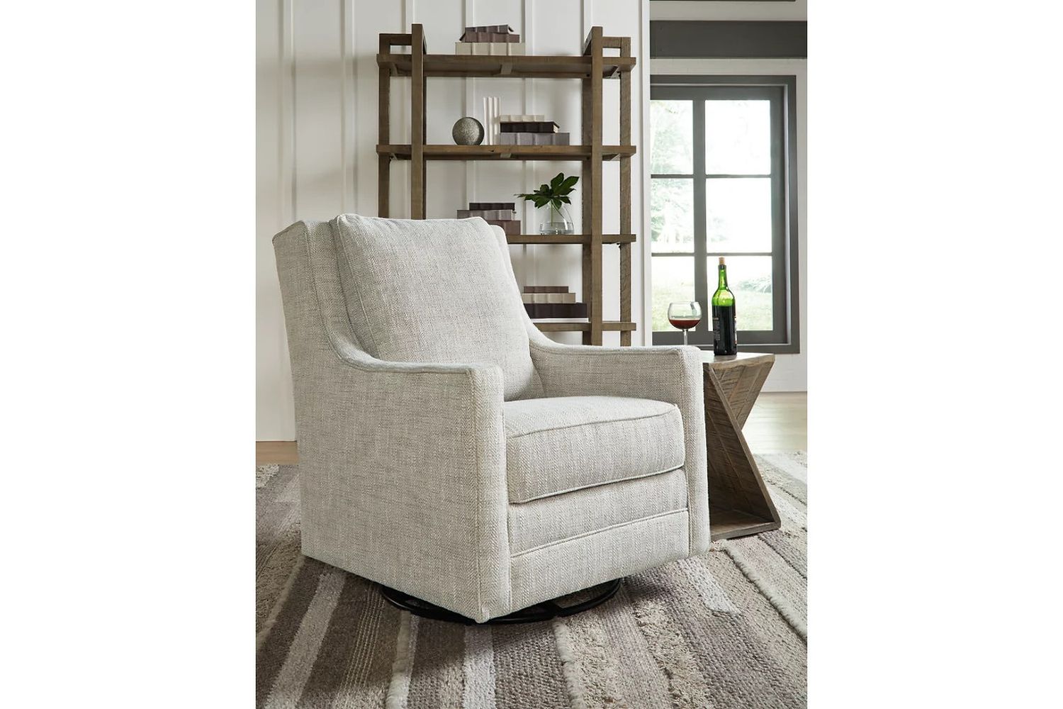 Kambria Fog Swivel Glider Accent Chair A3000265