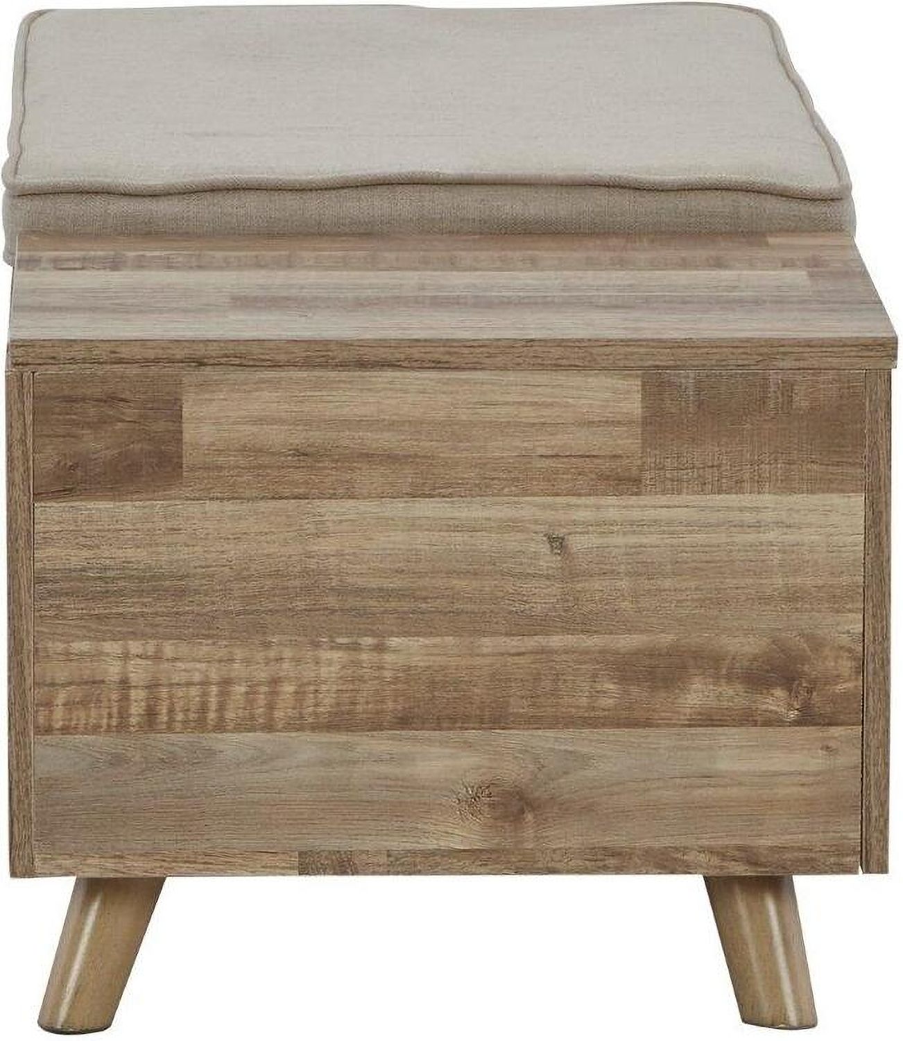 Gerdanet Beige And Brown Storage Bench A3000318