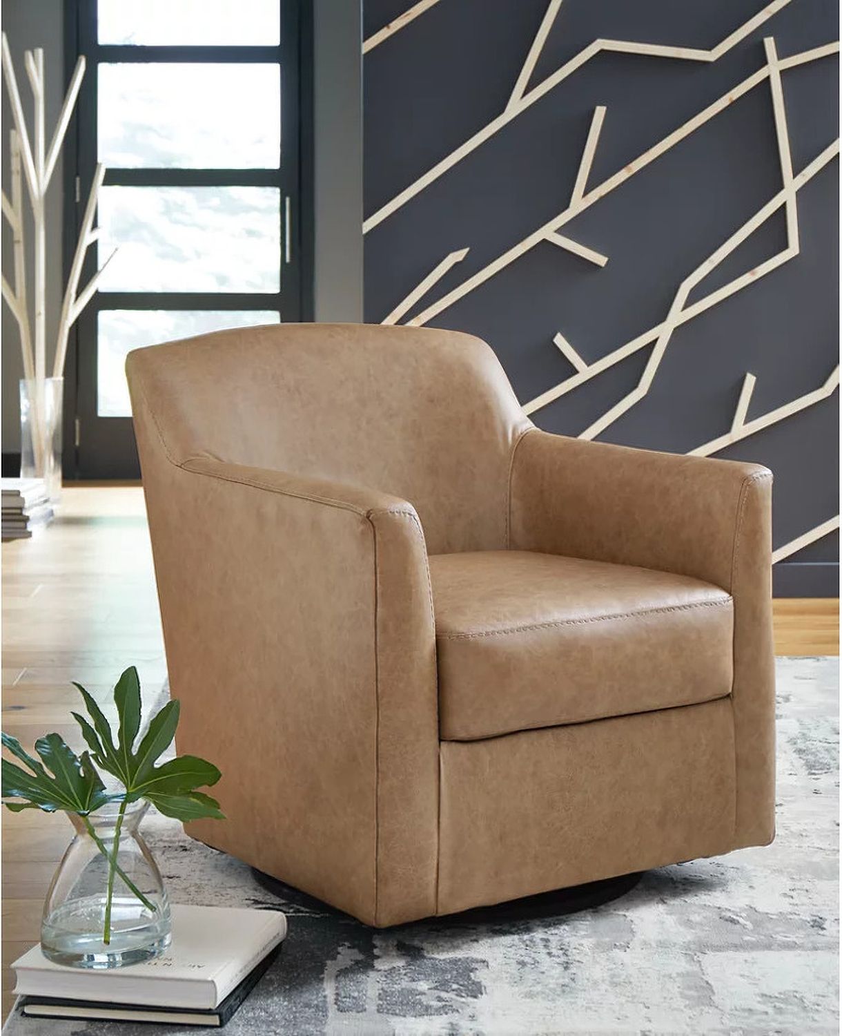 Bradney Tumbleweed Swivel Accent Chair A3000323