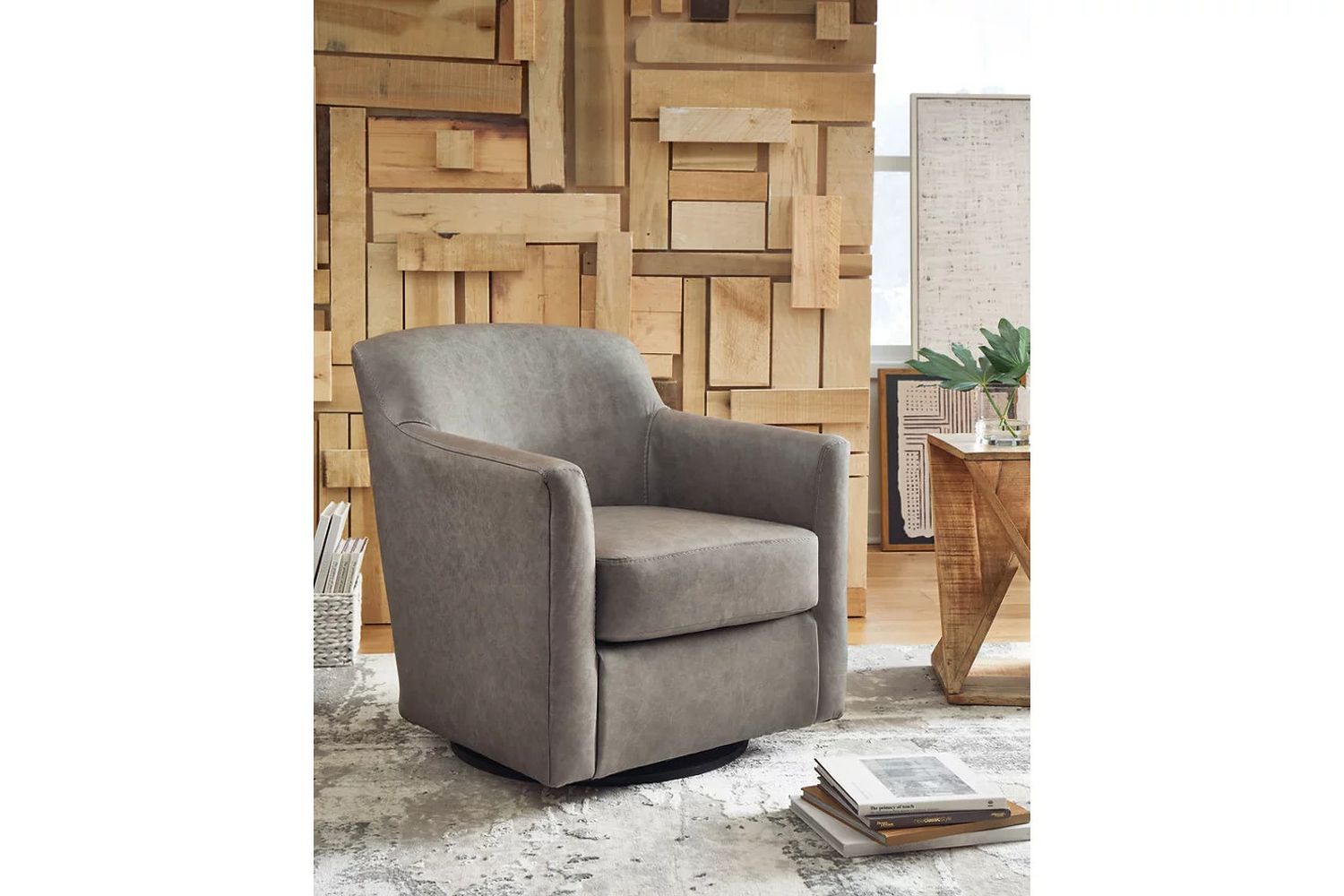 Bradney Fossil Swivel Accent Chair A3000324