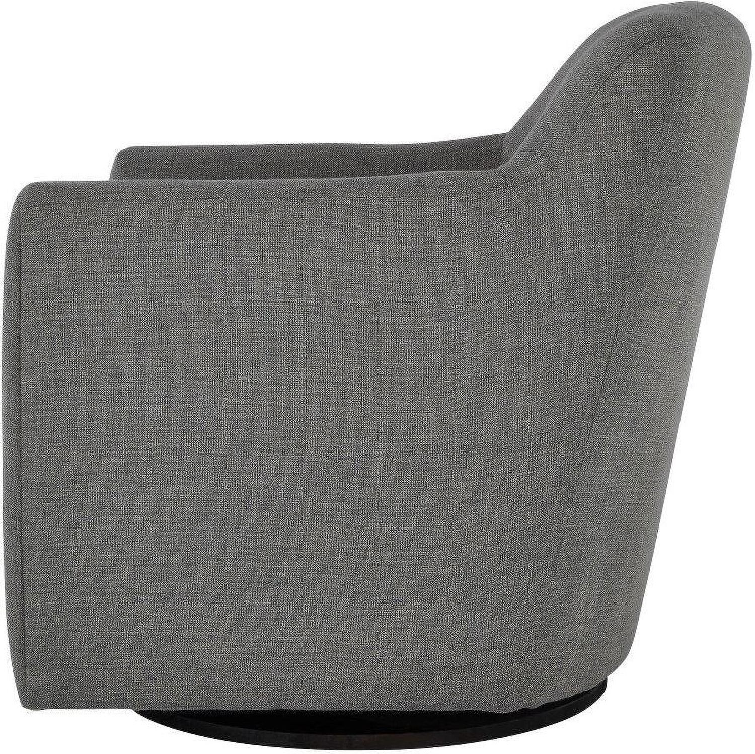Bradney Charcoal Swivel Accent Chair A3000326