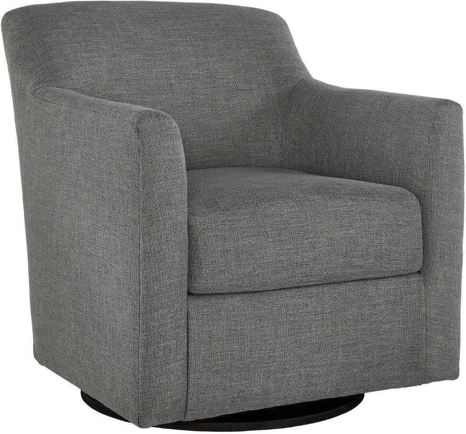 Bradney Charcoal Swivel Accent Chair A3000326