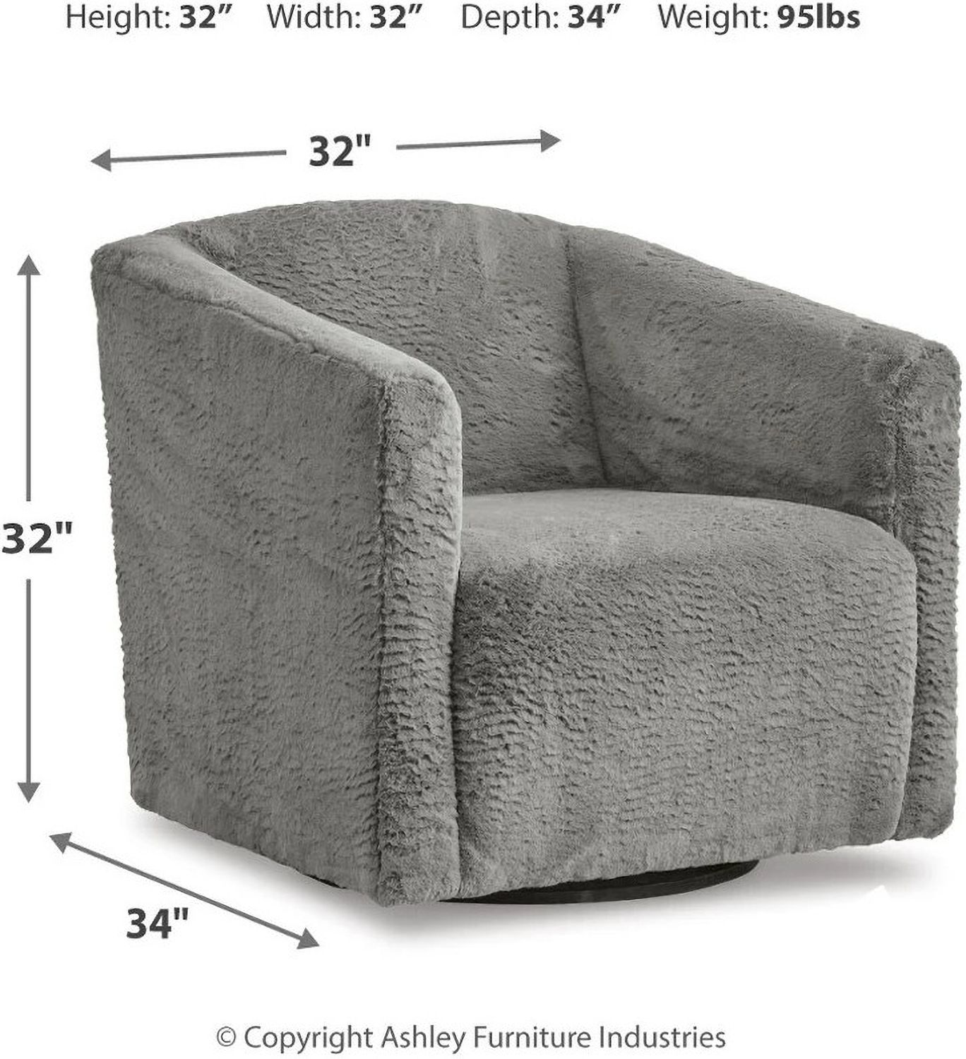 Bramner Charcoal Accent Chair A3000330