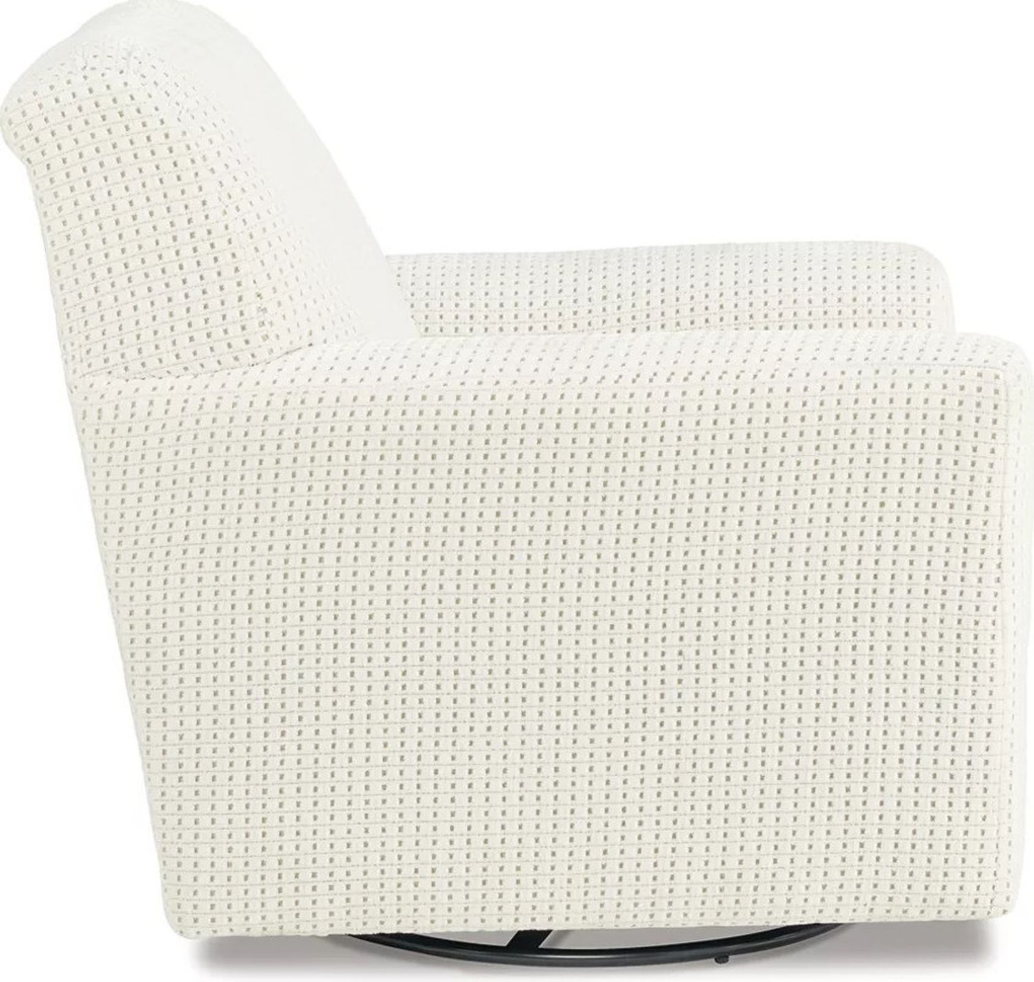 Herstow Ivory Swivel Glider Accent Chair A3000365