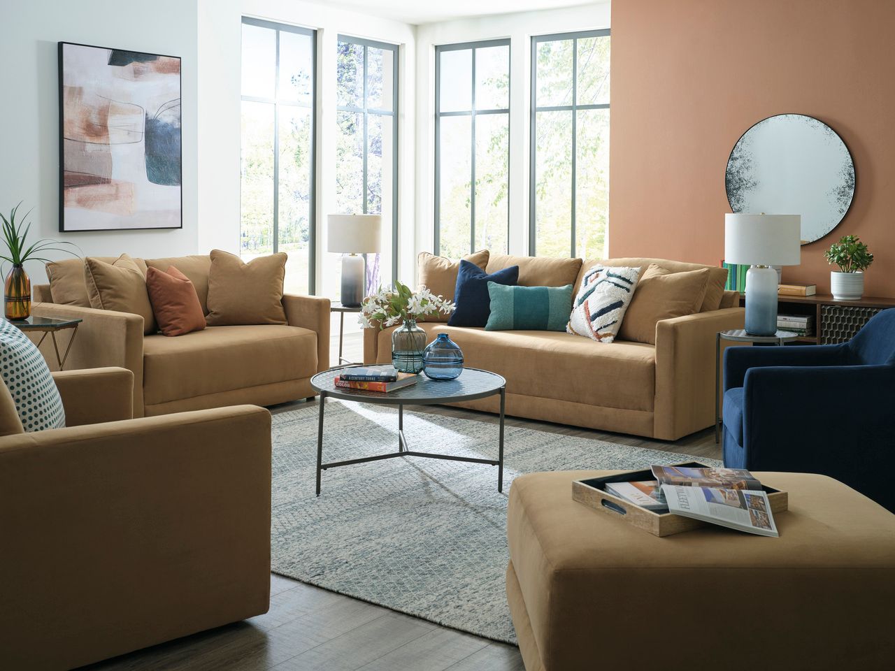 Bradney Ink Swivel Accent Chair A3000602