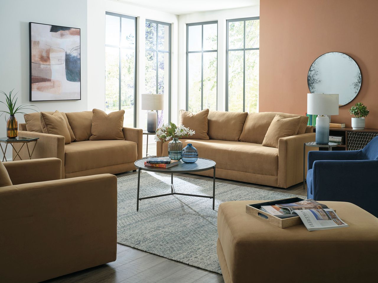 Bradney Ink Swivel Accent Chair A3000602