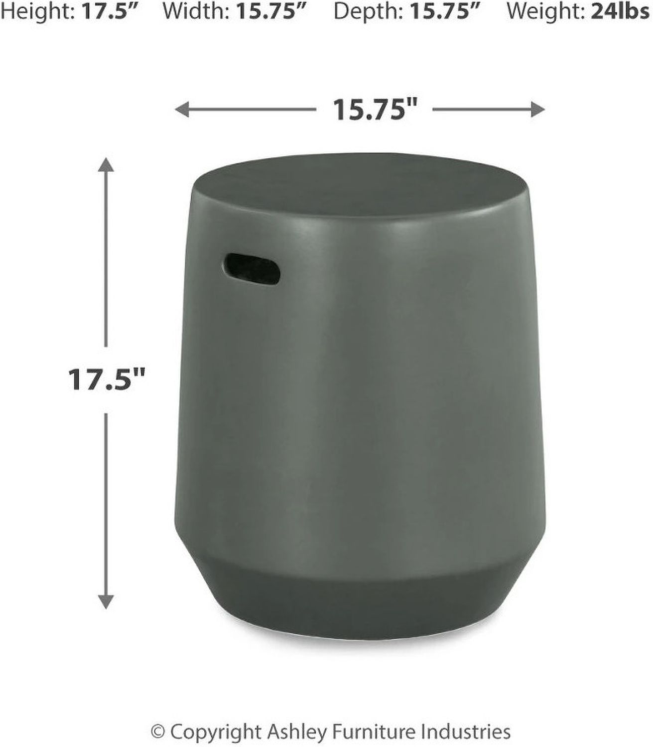 Kalmunds Gray Stool A3000634