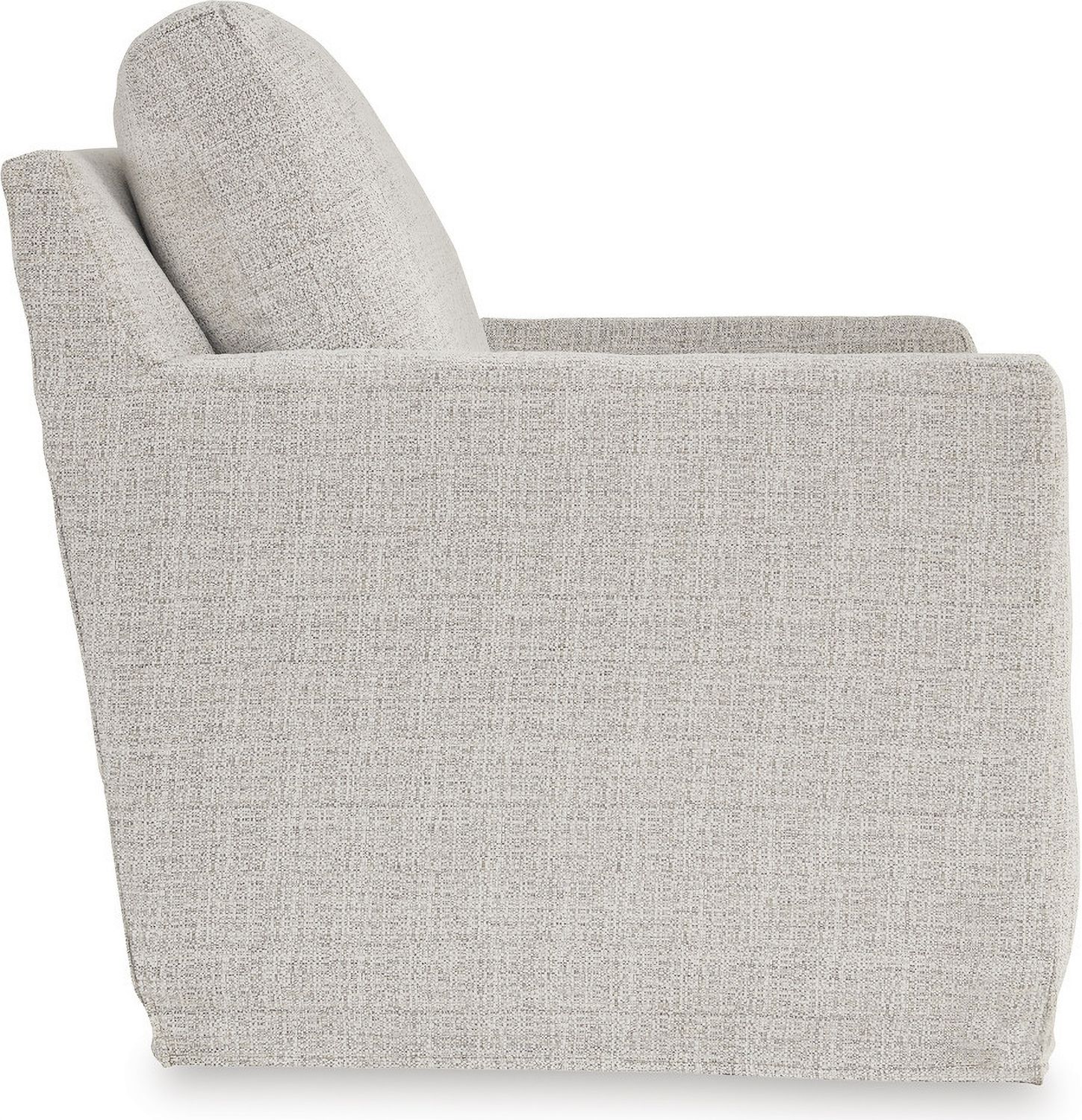 Nenana Next-Gen Nuvella Swivel Glider Accent Chair In Stone A3000644