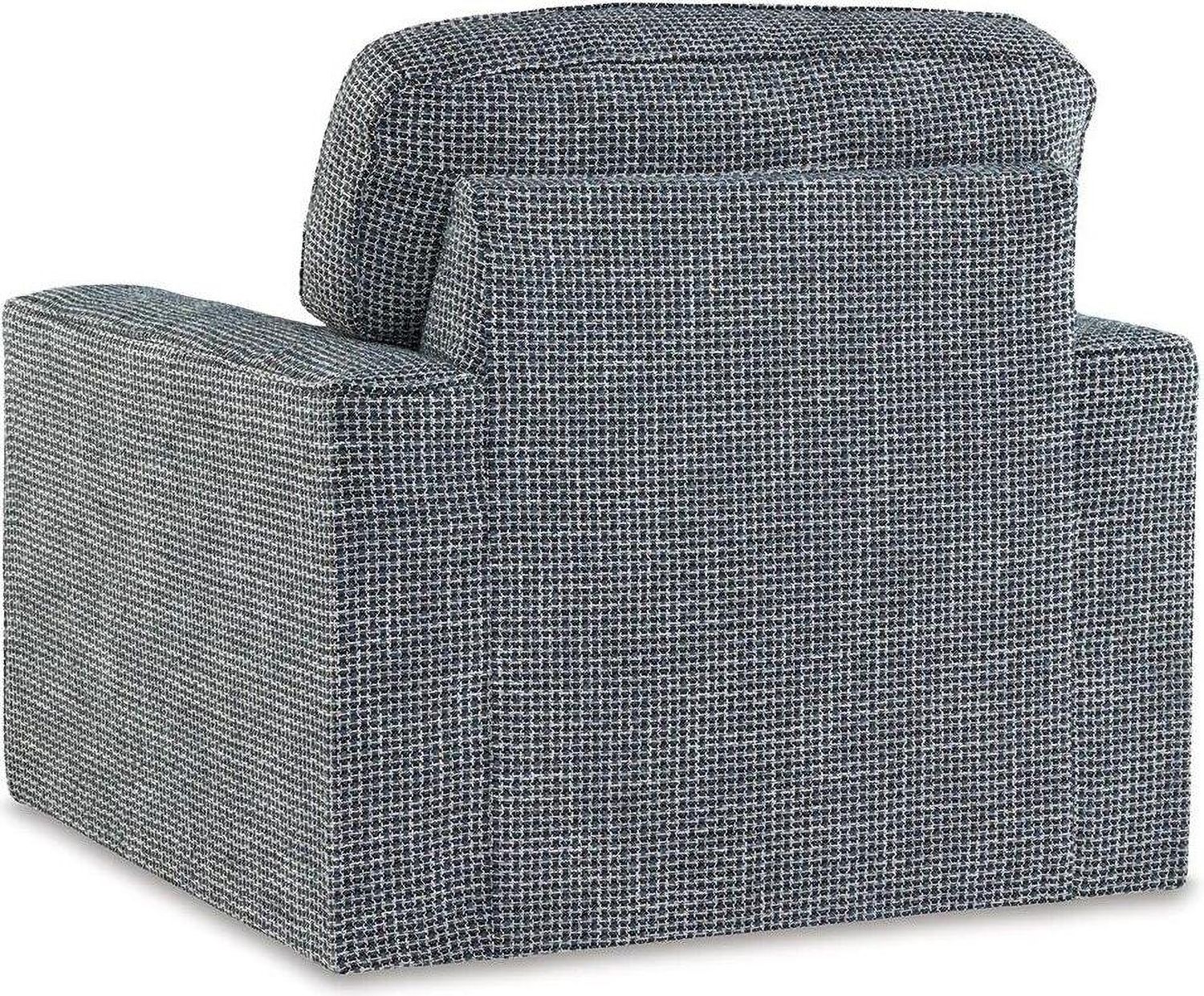 Olwenburg Swivel Accent Chair In Denim A3000652