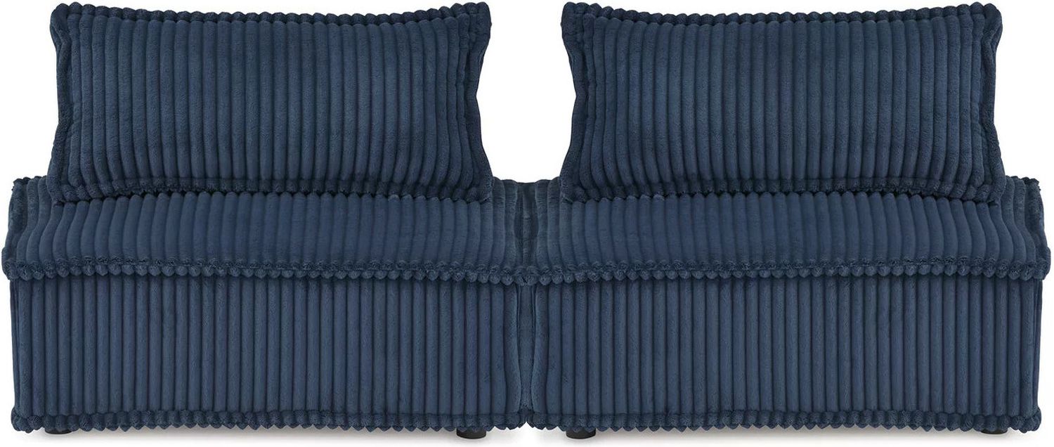 Bales Modular Loveseat In Navy A3000662A1