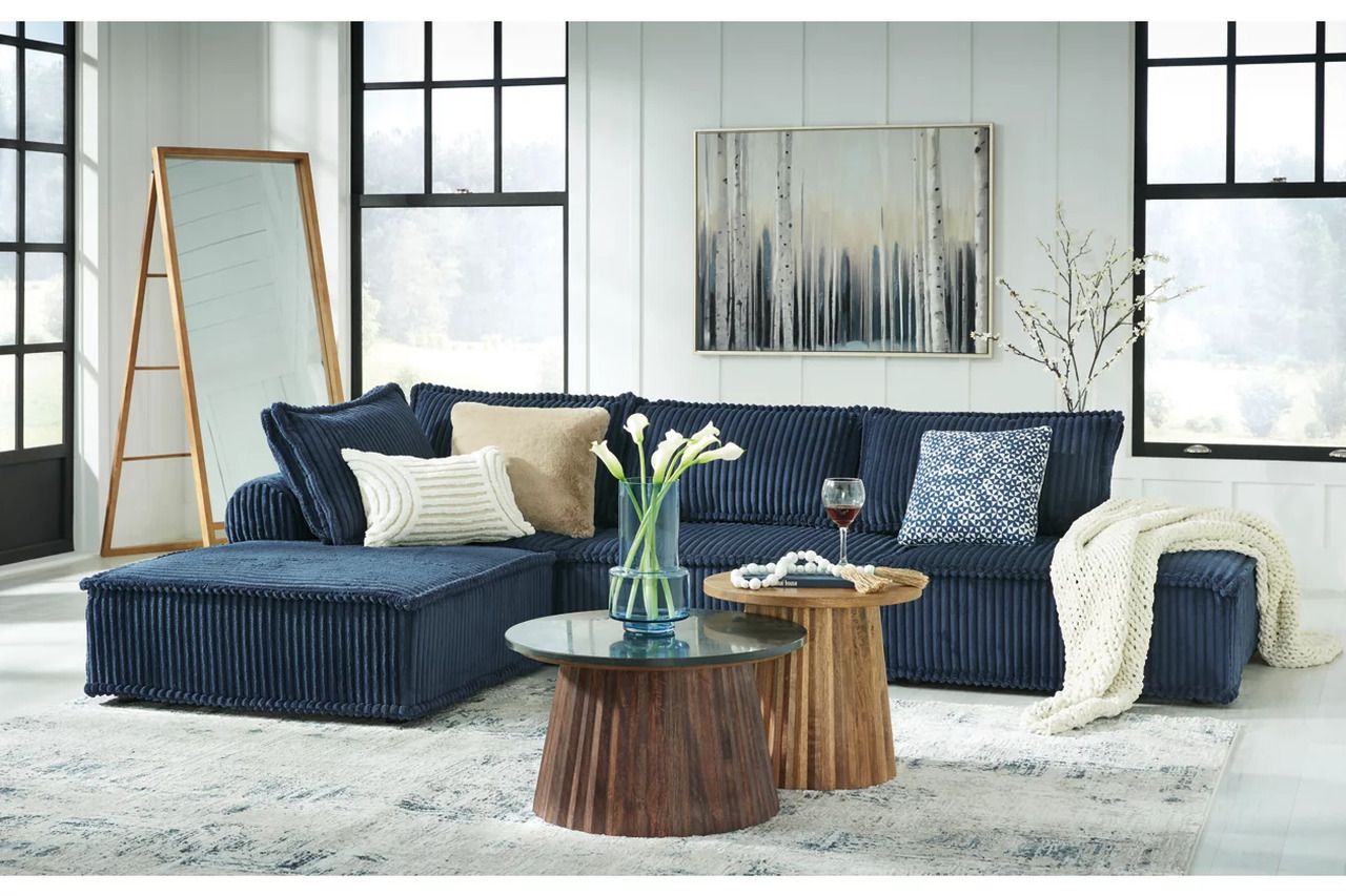 Bales 4-Piece Modular Seating In Navy A3000662A3