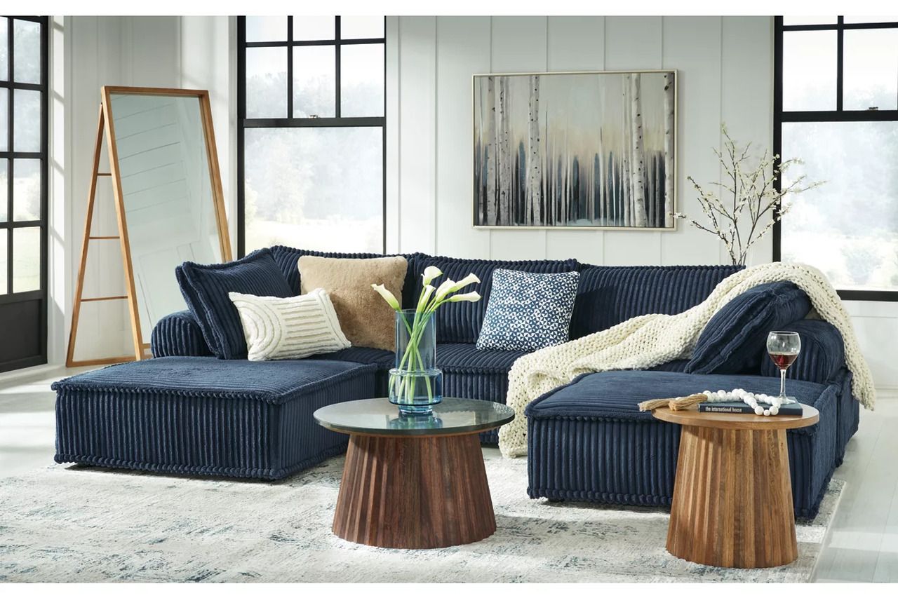Bales 5-Piece Modular Seating In Navy A3000662A4
