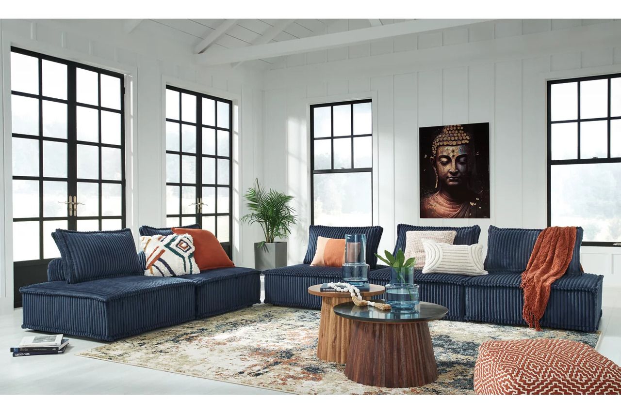 Bales 5-Piece Modular Seating In Navy A3000662A4