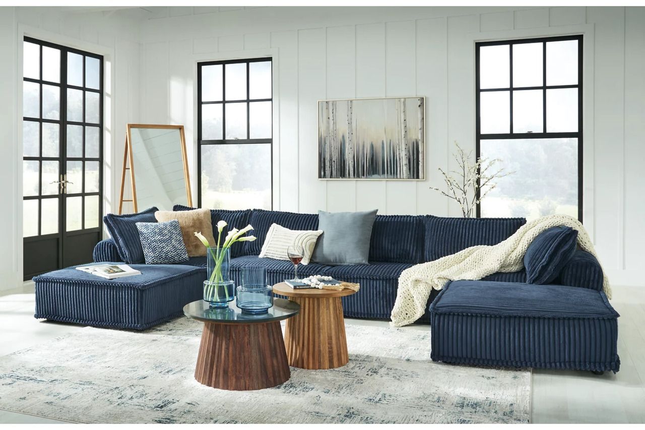Bales 6-Piece Modular Seating In Navy A3000662A5