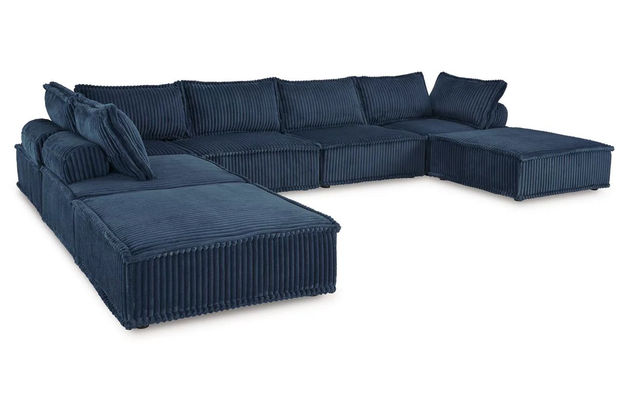 Bales 7-Piece Modular Seating In Navy A3000662A6