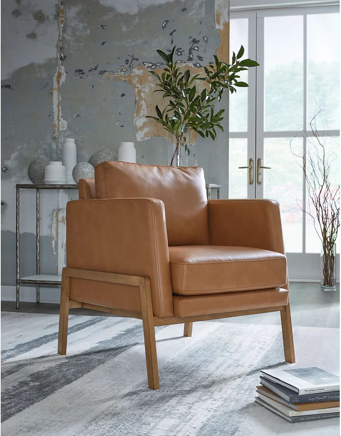 Numund Accent Chair In Caramel A3000670
