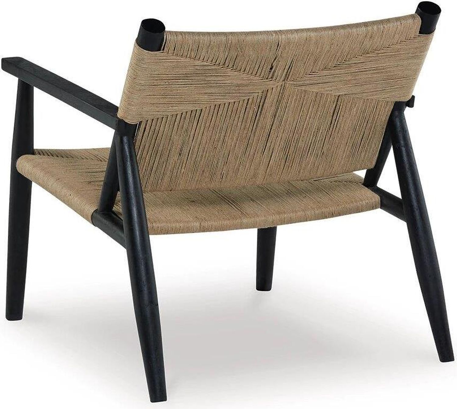 Halfmore Accent Chair In Black and Natural A3000672