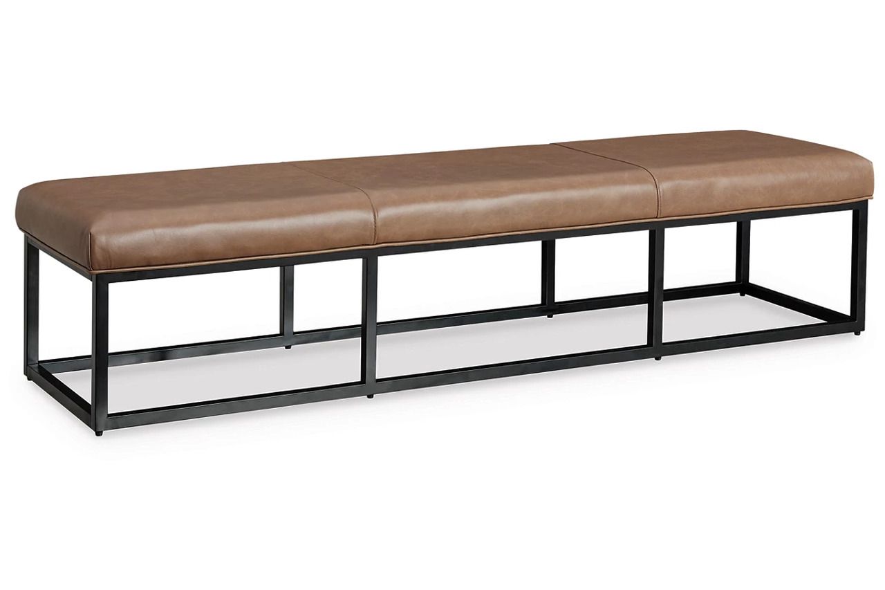 Joston Accent Bench In Caramel A3000693