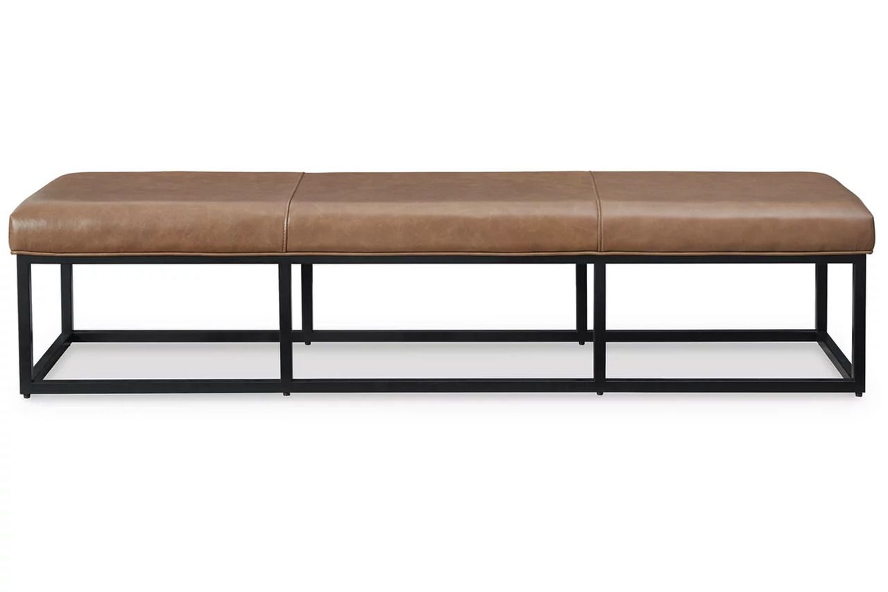 Joston Accent Bench In Caramel A3000693
