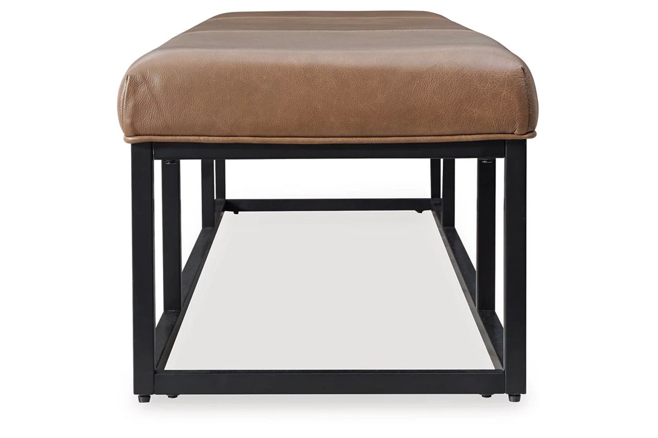 Joston Accent Bench In Caramel A3000693
