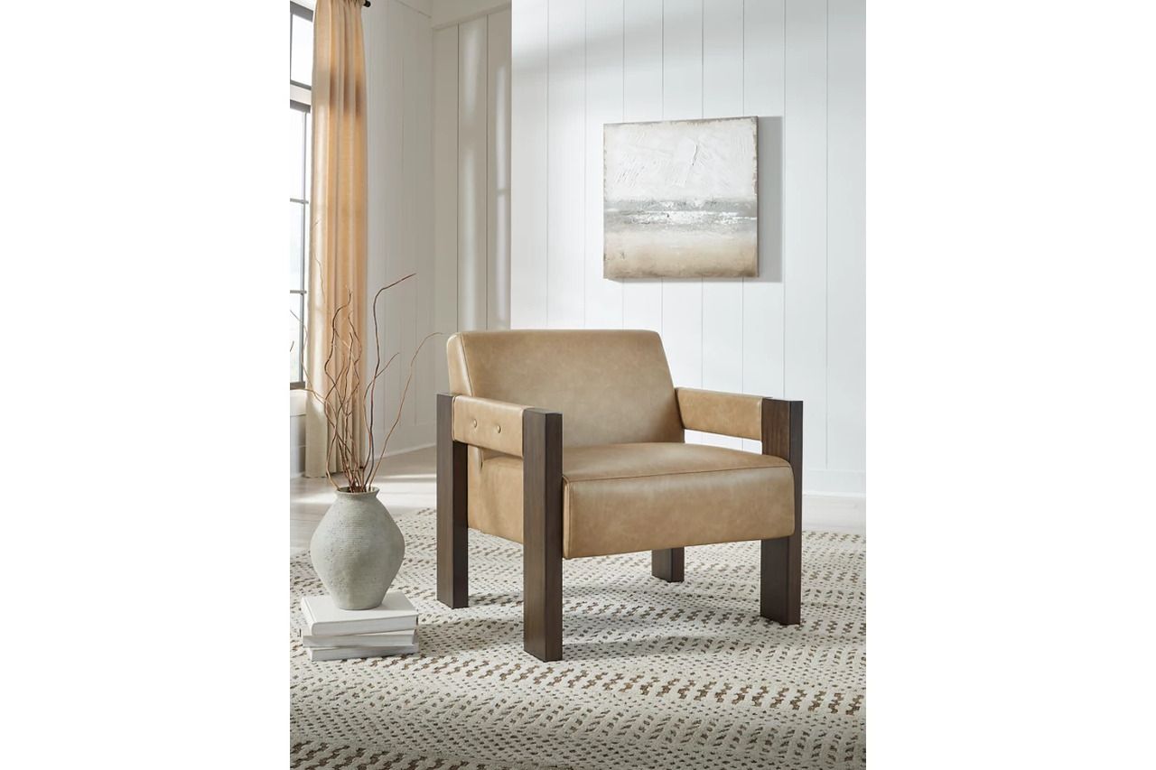 Adlanlock Accent Chair In Toast A3000695