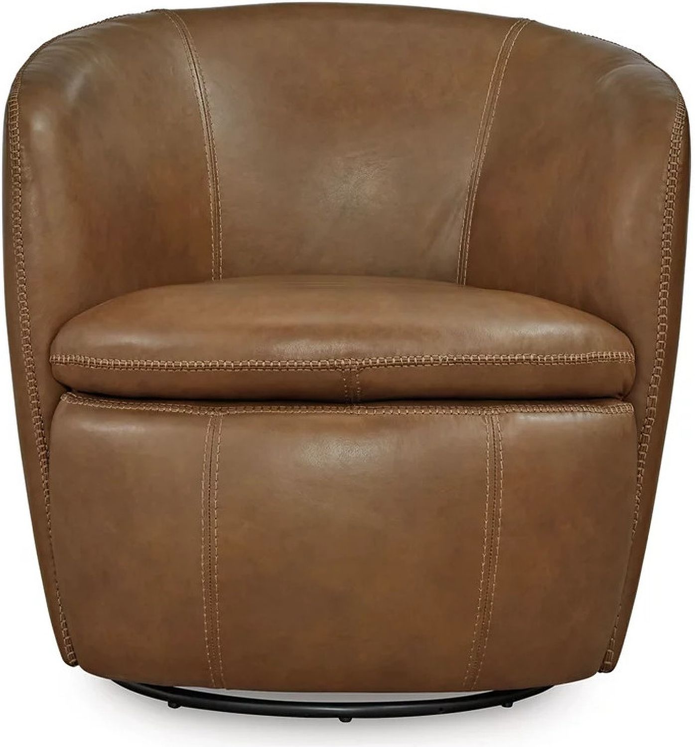 Kierreys Swivel Chair In Caramel A3000700
