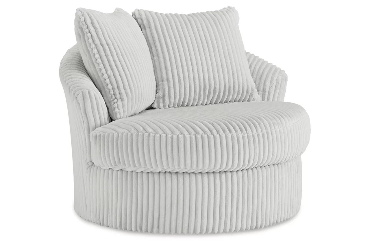 Gramwell Swivel Chair In Alloy A3000724