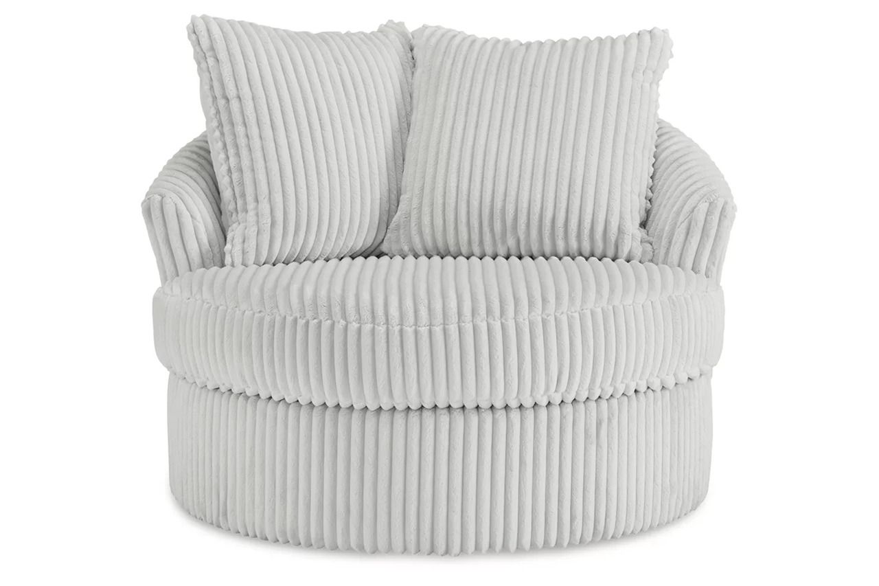 Gramwell Swivel Chair In Alloy A3000724
