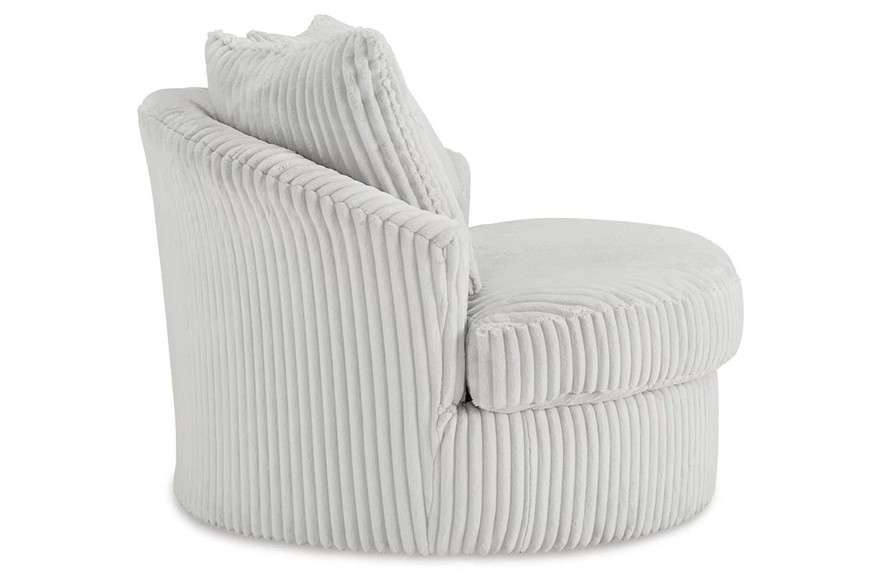 Gramwell Swivel Chair In Alloy A3000724