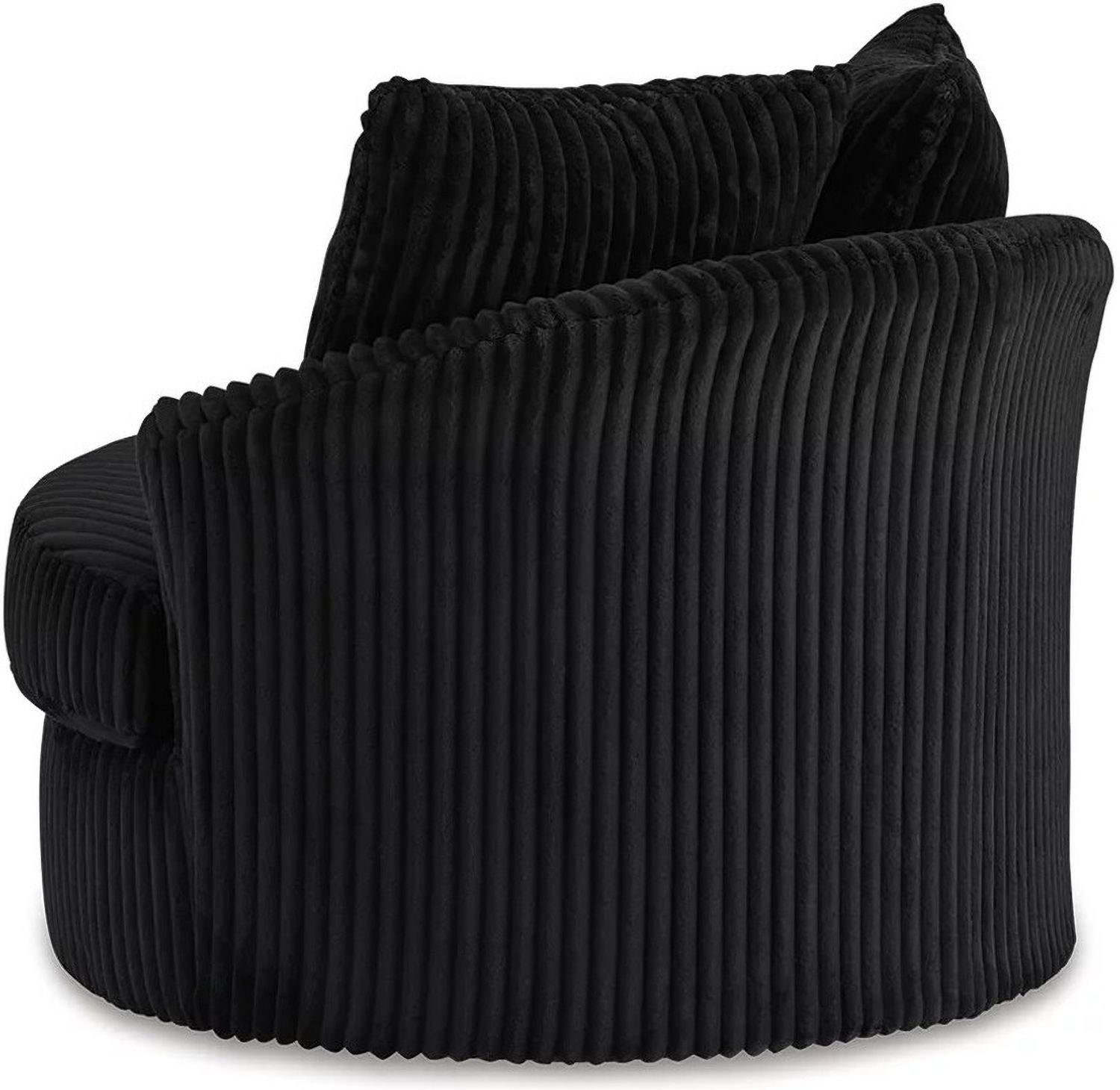 Gramwell Swivel Chair In Onyx A3000725