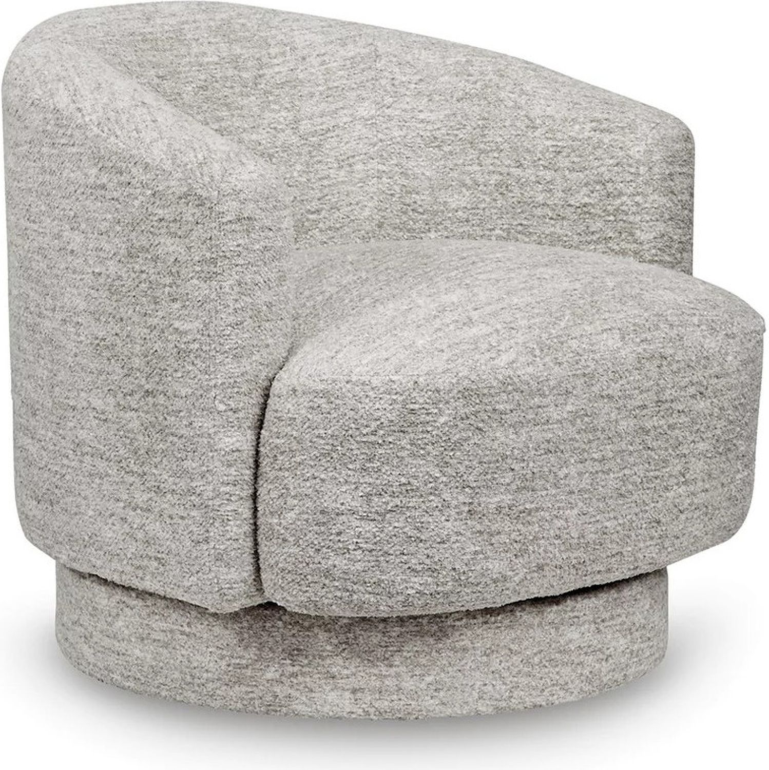 Wardsor Swivel Chair In Stone A3000731
