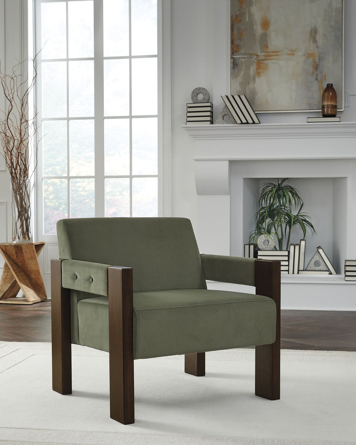Adlanlock Accent Chair In Olive A3000740