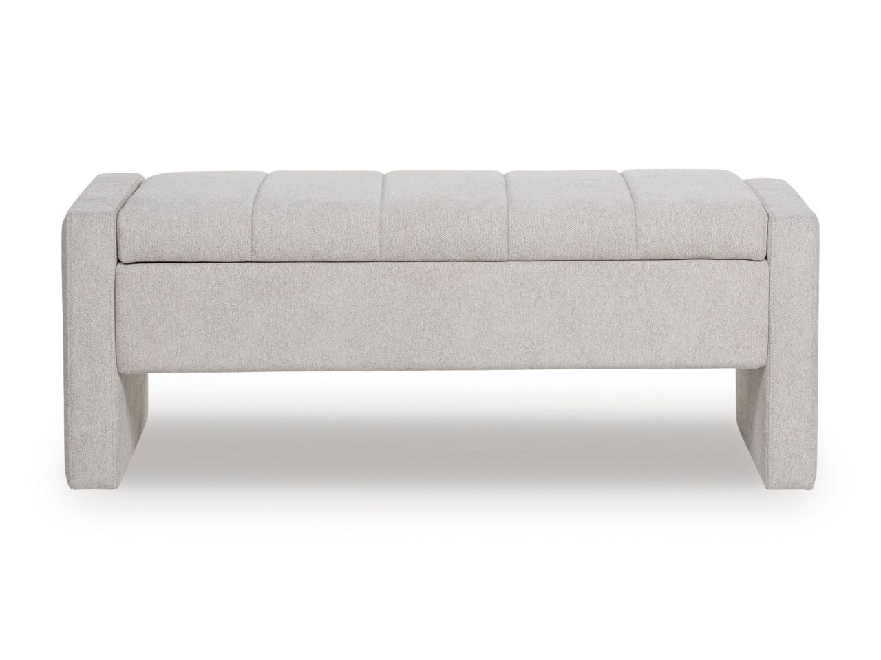 Akselman Storage Bench In Gray A3000744