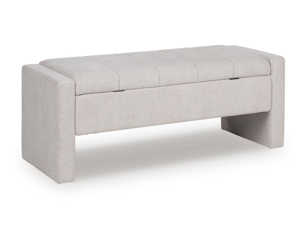Akselman Storage Bench In Gray A3000744