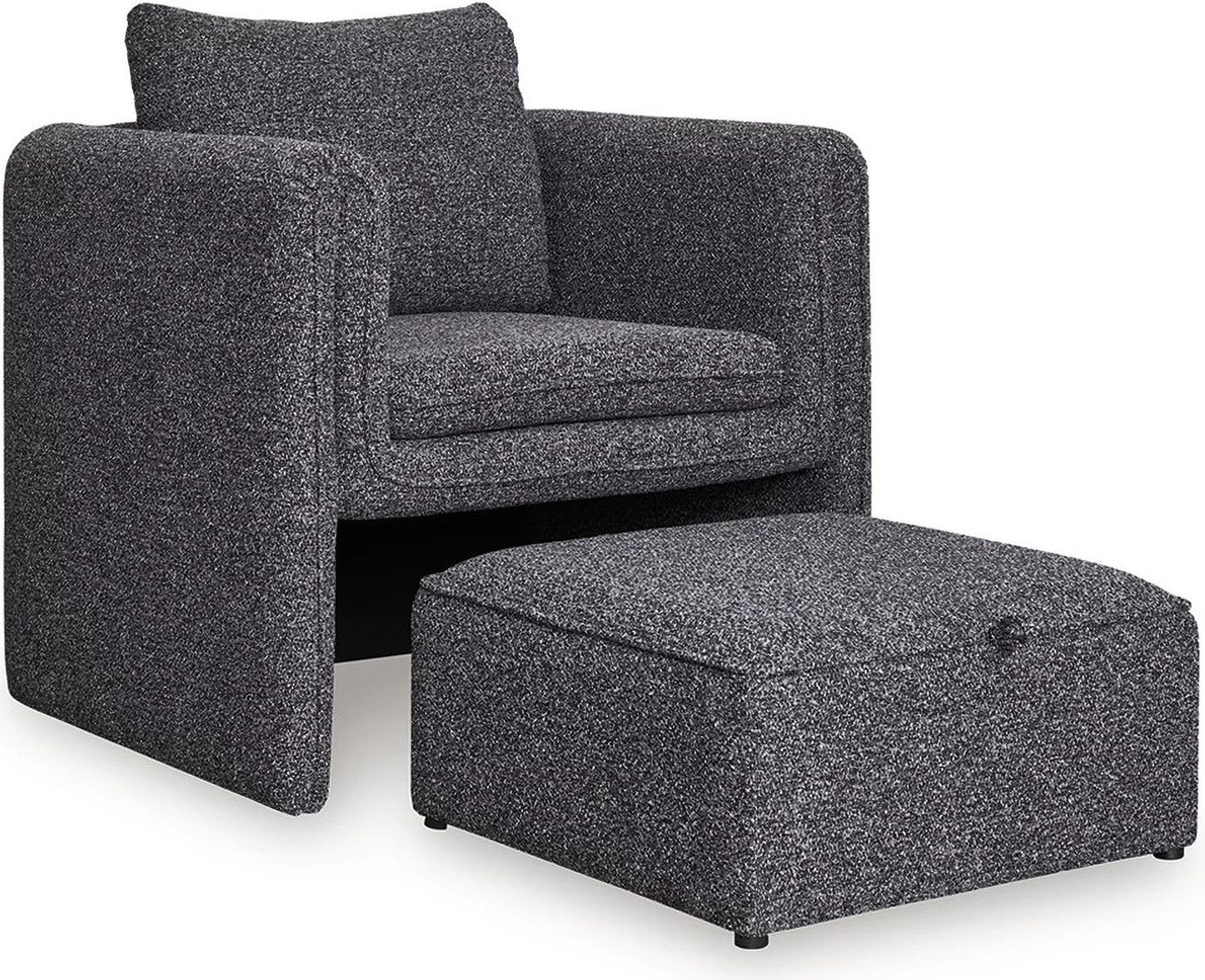 Vreni Accent Chair In Charcoal and Black A3000754