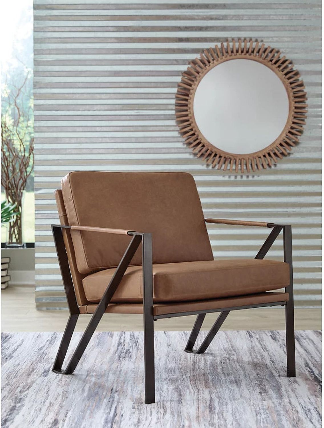 Garronmont Accent Chair In Caramel A3000762