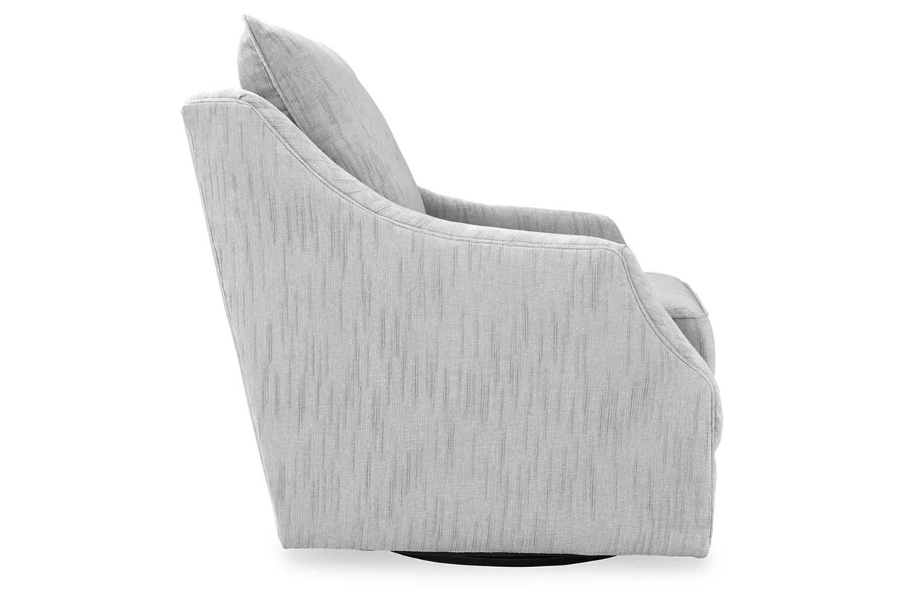 Gubbins Swivel Accent Chair In Gray A3000818
