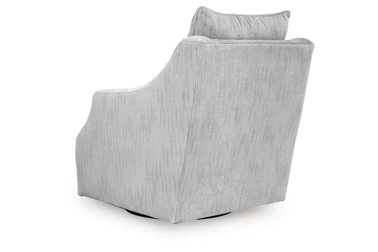 Gubbins Swivel Accent Chair In Gray A3000818