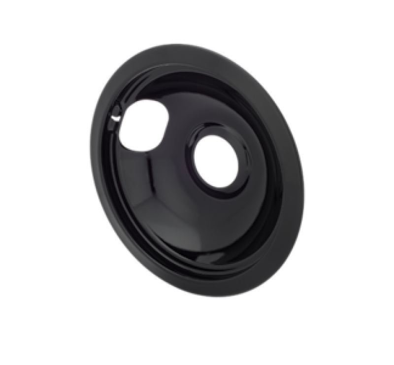 6" Black Porcelain Drip Pan A316222201
