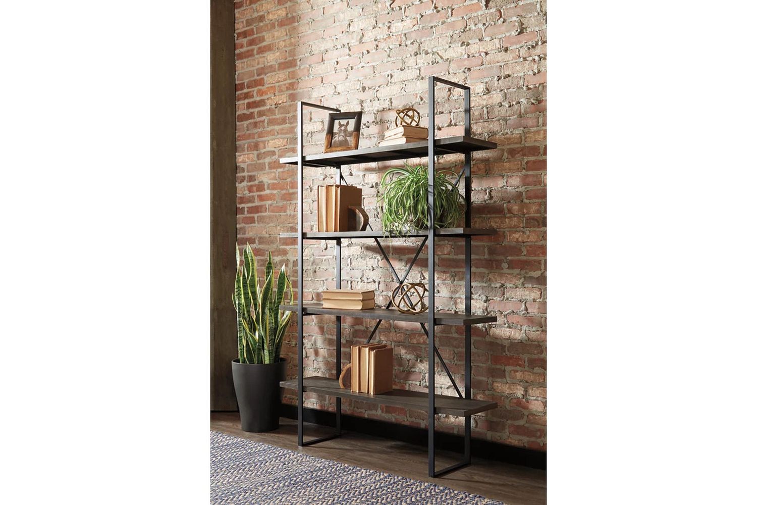 Gilesgrove Gray Bookcase A4000017