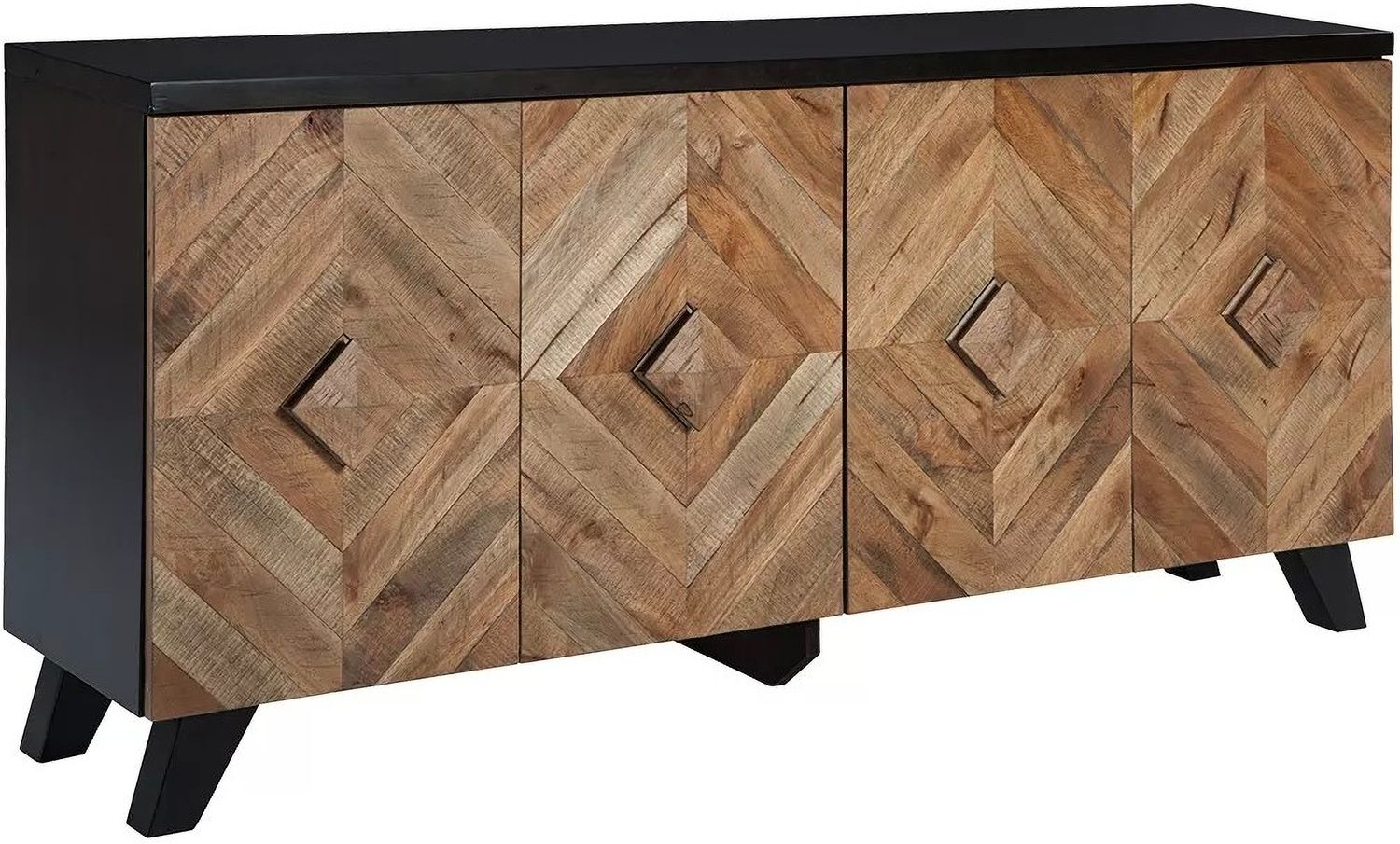Robin Ridge Two Tone Brown Large Door Accent Cabinet A4000031