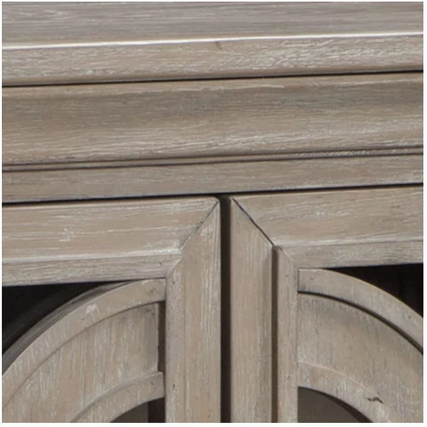 Fossil Ridge Gray Door Accent Cabinet A4000037