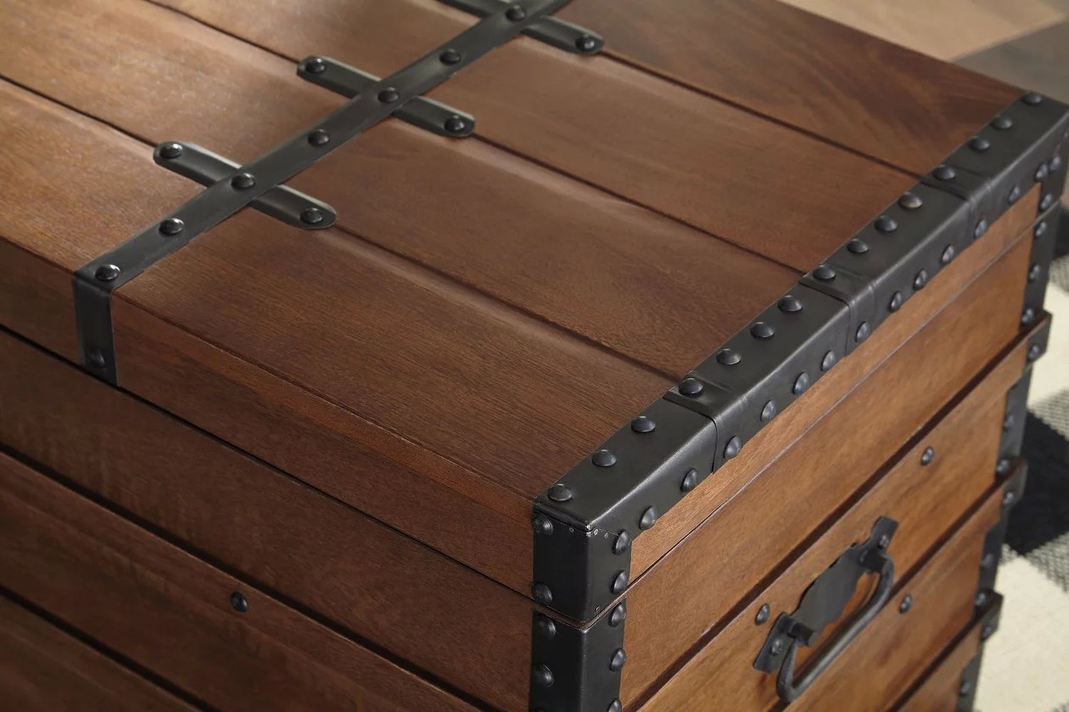 Kettleby Brown Storage Trunk A4000096